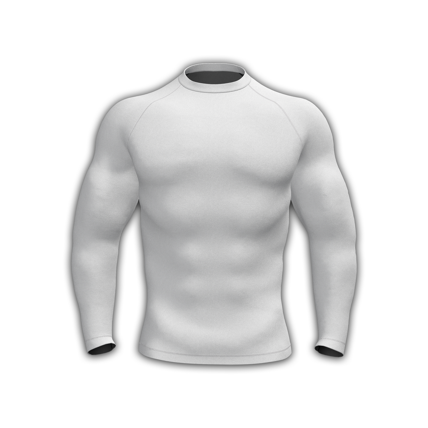 "CRUCIFIER" White Compression Shirt